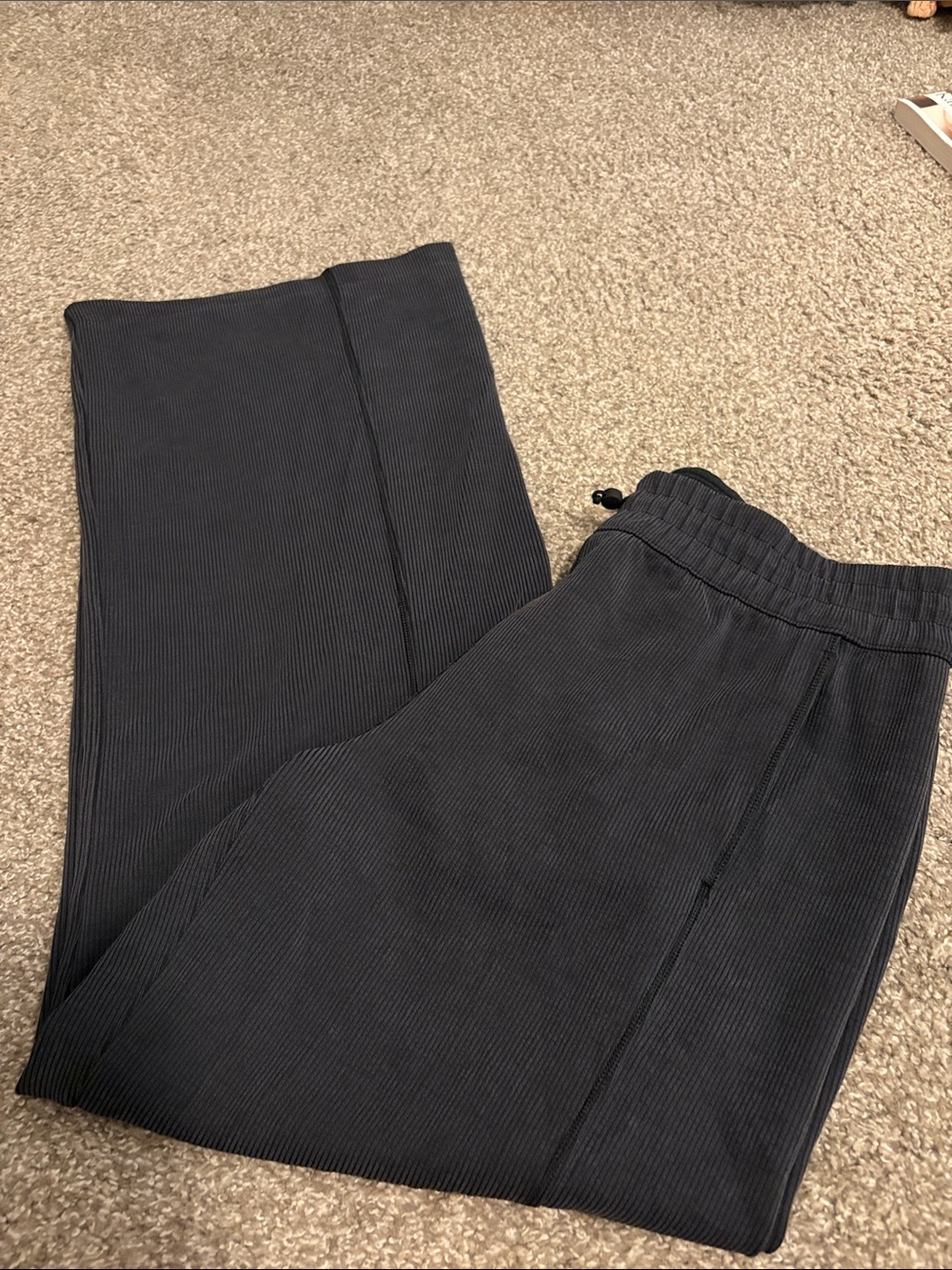 lululemon athletica ribbed Wide Leg Pants
